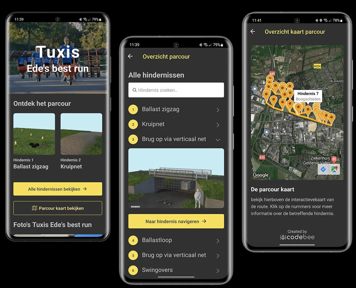 Tuxis Edes Best run app